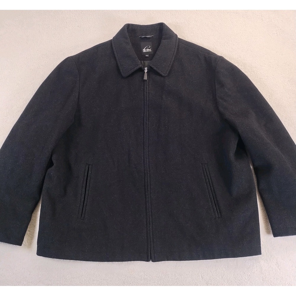 Cardinal Of Canada Luxury Collection Jacket Men's XXL Black Full Zip Wool Blend